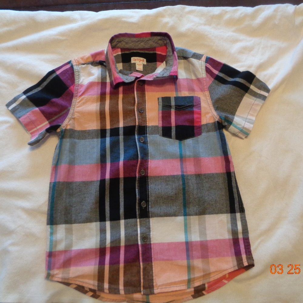 Cat & Jack Boys Button Up